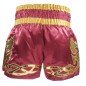 Classic Maroon Muay Thai Boxing Shorts : CLS-002